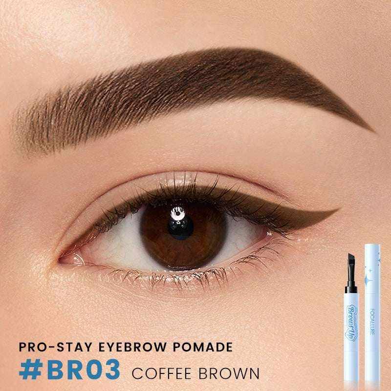 2 In 1 3D Eyebrow Gel Pencil & Cream Eyeliner - 3 Shades BR03