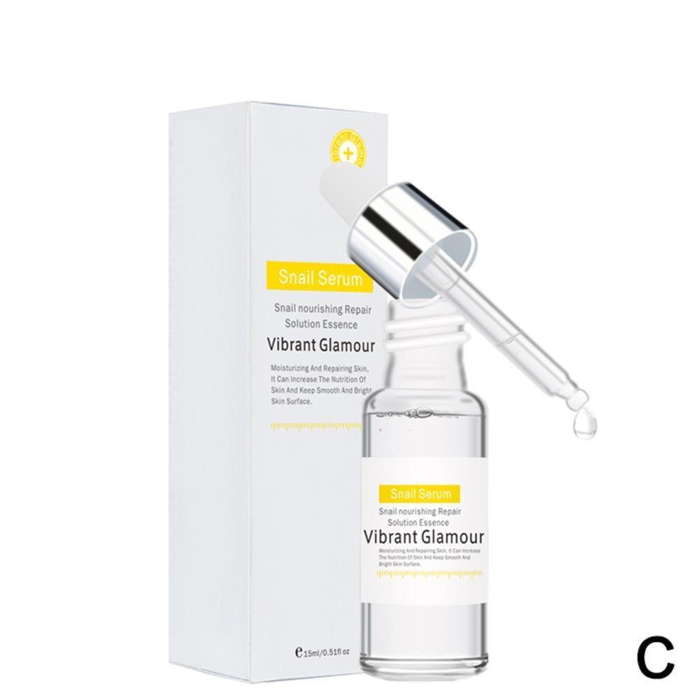 Collagen Facial Serum in white packaging with dropper bottle, moisturizing and repairing skin.