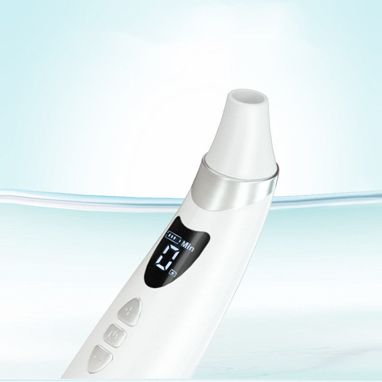 Sleek, modern electric pore cleansing tool for deep skin purification.