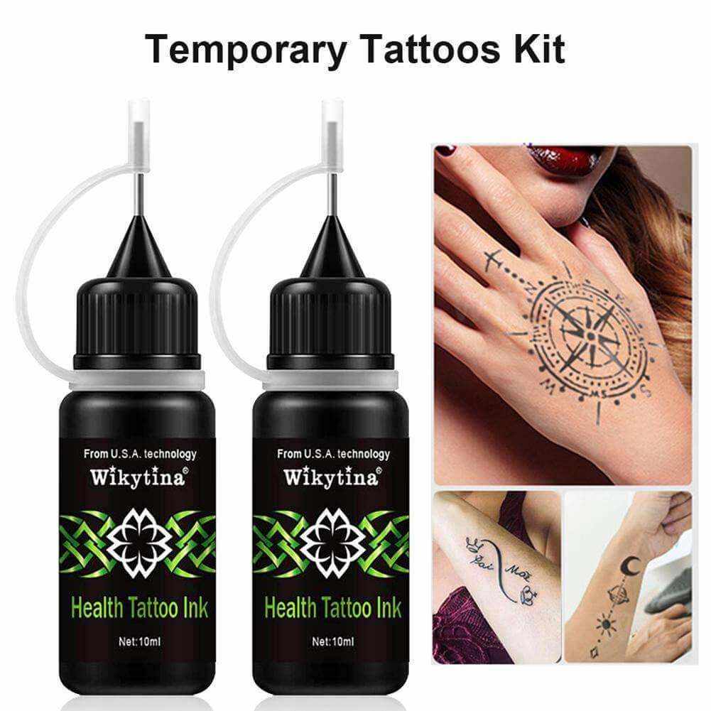 Temporary Juice Tattoo Set for Creative Self-Expression