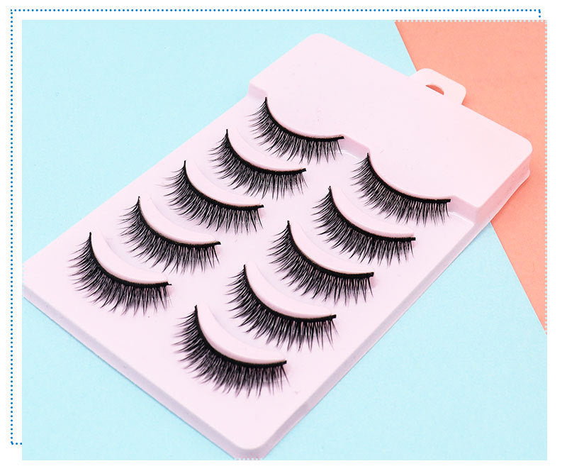 Natural Handmade Luxurious Layered False Eyelashes