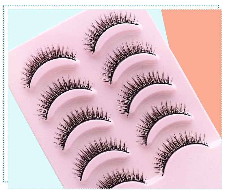 Natural Handmade Luxurious Layered False Eyelashes