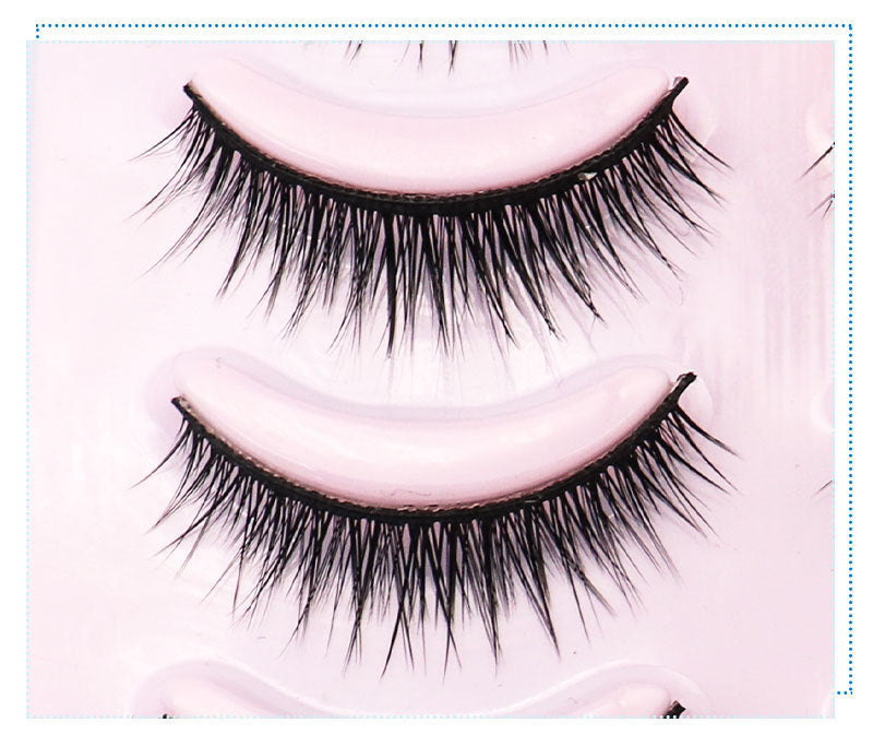 Natural Handmade Luxurious Layered False Eyelashes