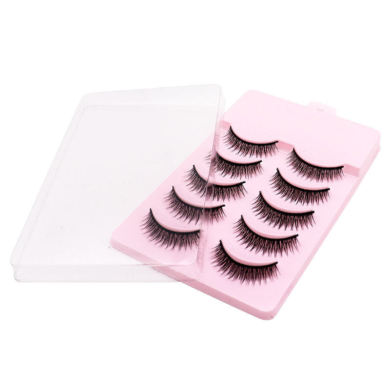 Natural Handmade Luxurious Layered False Eyelashes