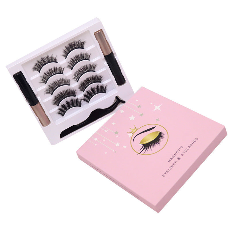 Stunning Magnetic Eyelashes Set with Eyeliner