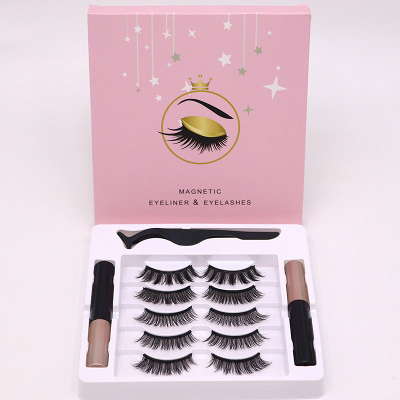 Stunning Magnetic Eyelashes Set with Eyeliner