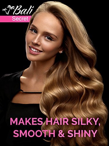 Wavy blonde hair highlighted with shine and smoothness in the Bali Secret product image