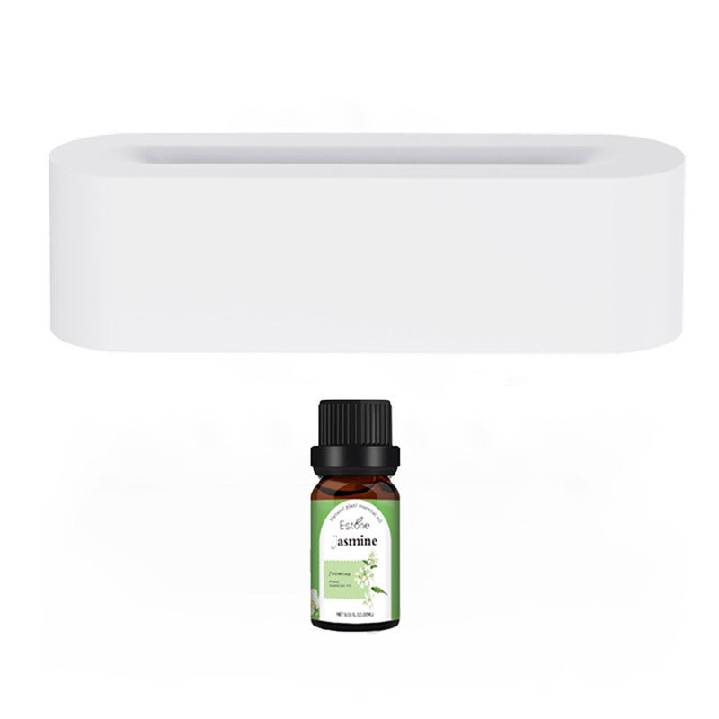 Flame Aroma Diffuser Air Humidifier: Ultrasonic cool mist maker with LED lights and essential oil bottle