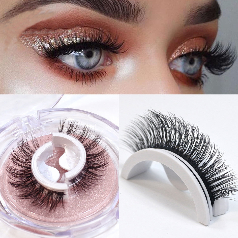 Captivating Floral Eyelashes with Natural Curl