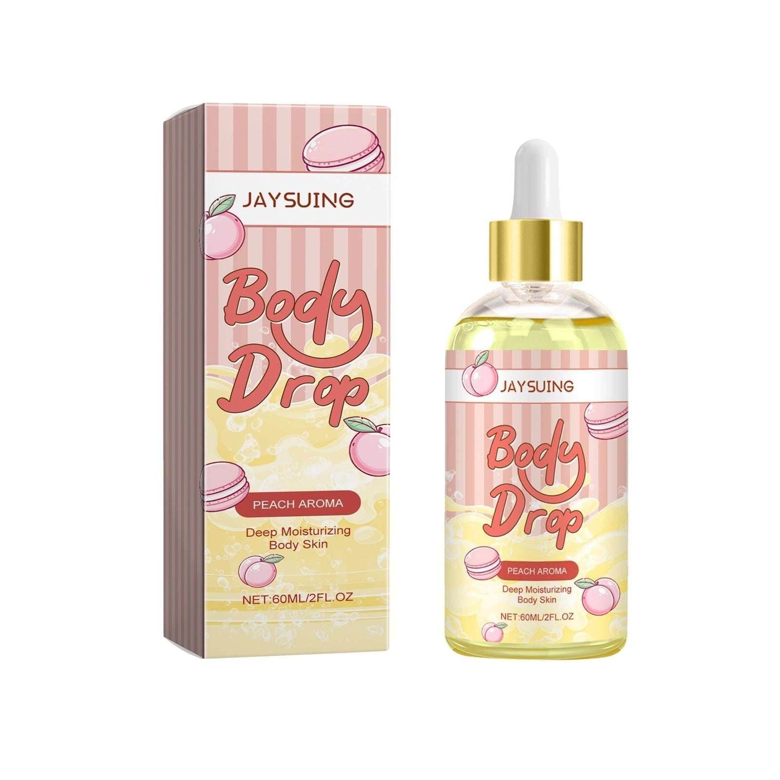 Nourishing Body Care Oil with Hyaluronic Acid Peach macaron