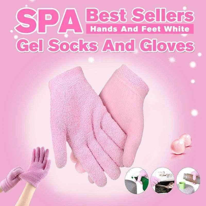 Revitalizing Spa Gel Gloves & Socks for Deep Hydration