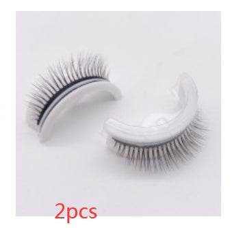 Reusable Mink Lashes - Luxurious 3D False Eyelashes M27 natural style Square box in four colors 2PCS