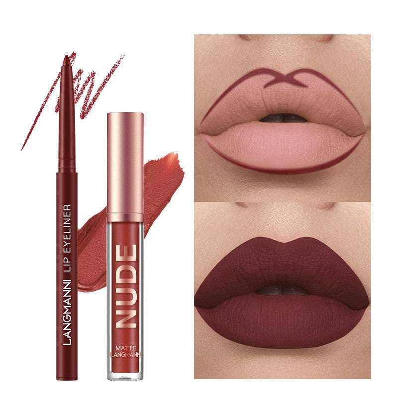 Matte Waterproof Lip Liner Set - 12 Pcs Collection