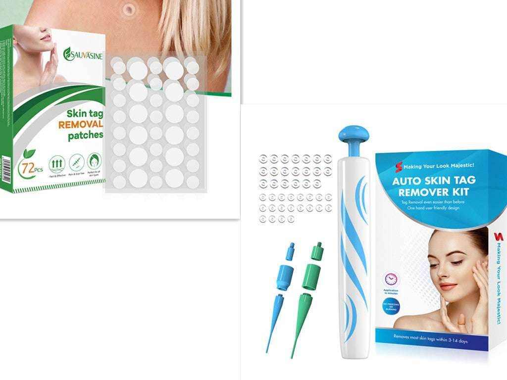 Skin Tag Removal Kit - Home Use for Safe Mole & Wart Removal Set