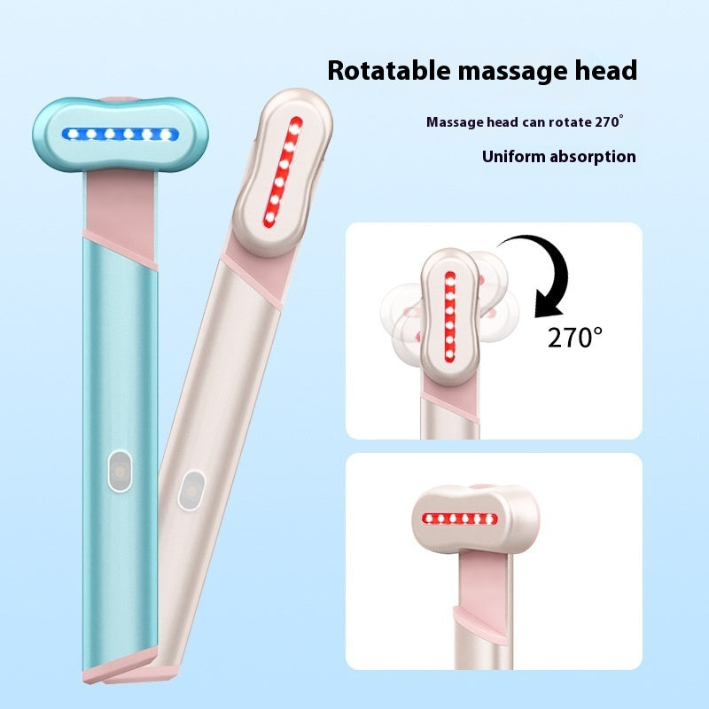 4-Color Electric Eye Massager with 270-Degree Rotatable Head for Soothing Eye Care