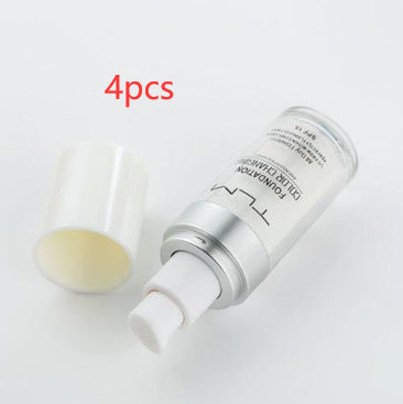 Portable Temperature Liquid Foundation Concealer in Natural Color, 4-piece Makeup Set by 6ixDrips