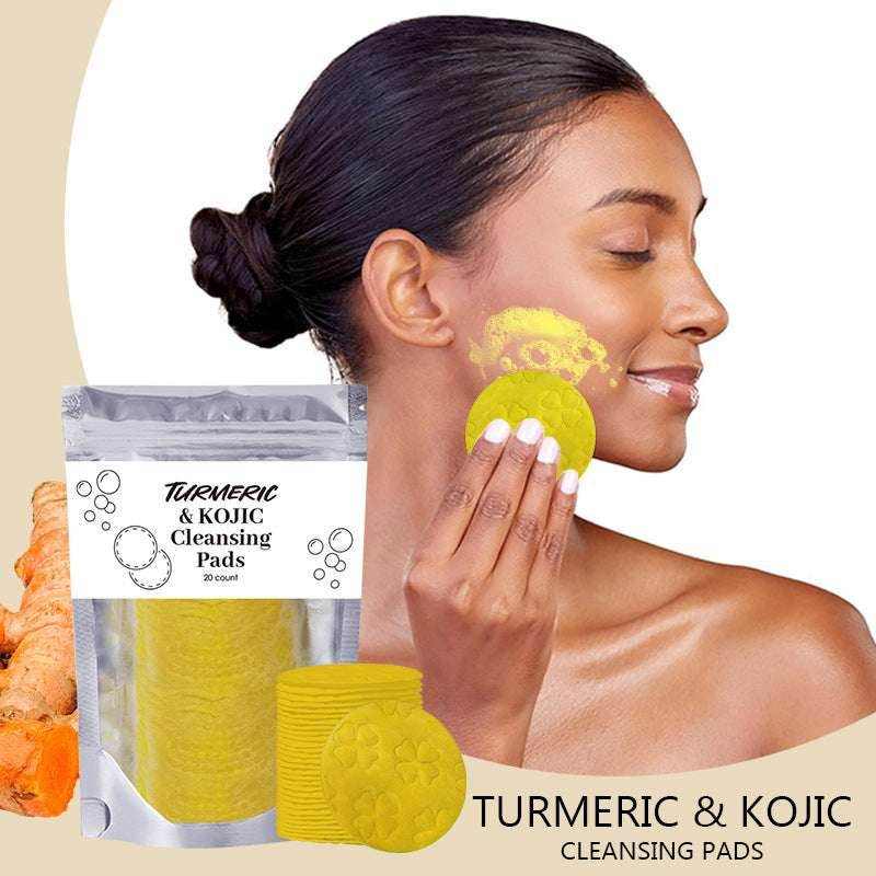 Turmeric Cleansing Pads - Exfoliating and Brightening Sponges