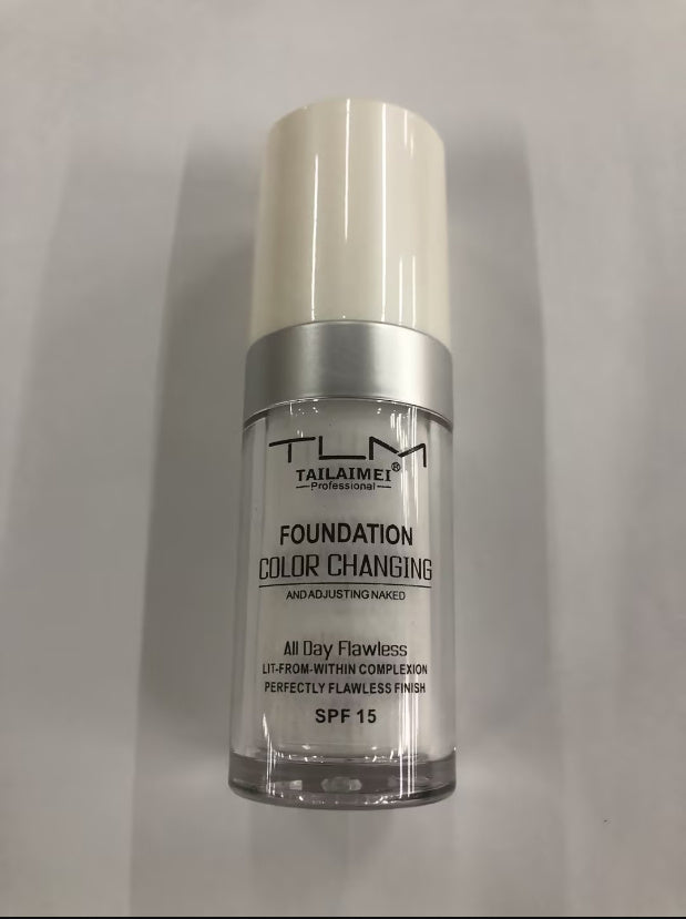 Temperature Liquid Foundation Concealer by 6ixDrips - Portable, Natural Color Makeup with SPF 15 Protection