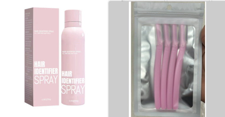 Hair Identifier Spray for Moisturizing Dermaplaning Tools