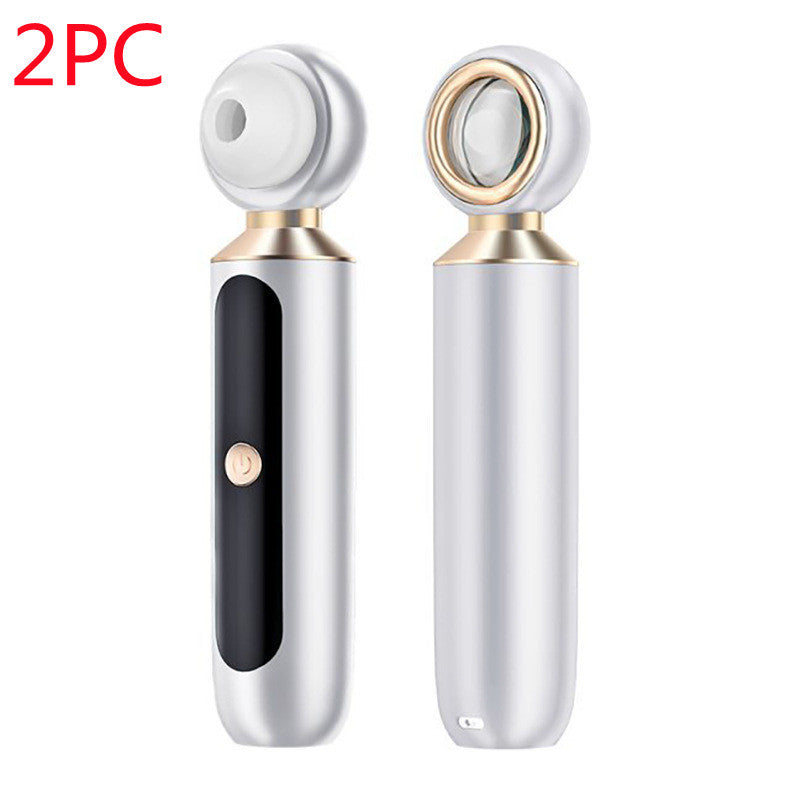 Portable USB Electric Blackhead Removal Magnifying Glass - Convenient Pore Cleansing Solution for Flawless Skin