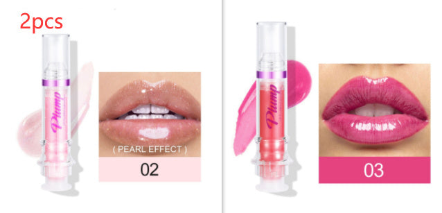 New Tube Lip Rich Lip Color in Slightly Spicy and Honey Lip Glass, Glossy Pearl Effect Lip Makeup