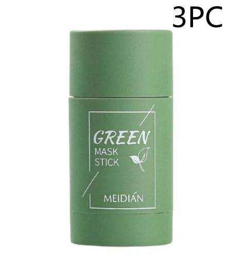 Cleansing Green Tea Clay Mask for Oil Control & Anti-Acne A 3PC