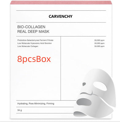 Deep Collagen Overnight Mask by Carvenchy - Hydrating, Pore Minimizing, Firming Facial Sheet Mask