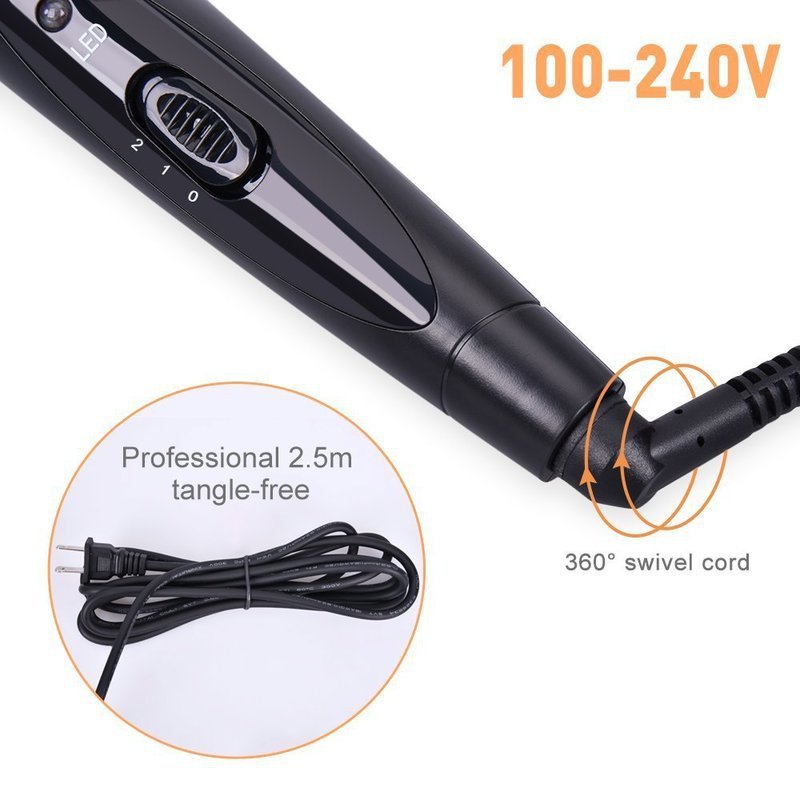 Multifunction Fast Heating Hair Curler 6in1 Interchangeable Ceramic Hair Styling Crimper with 360° swivel cord and professional 2.5m tangle-free design.