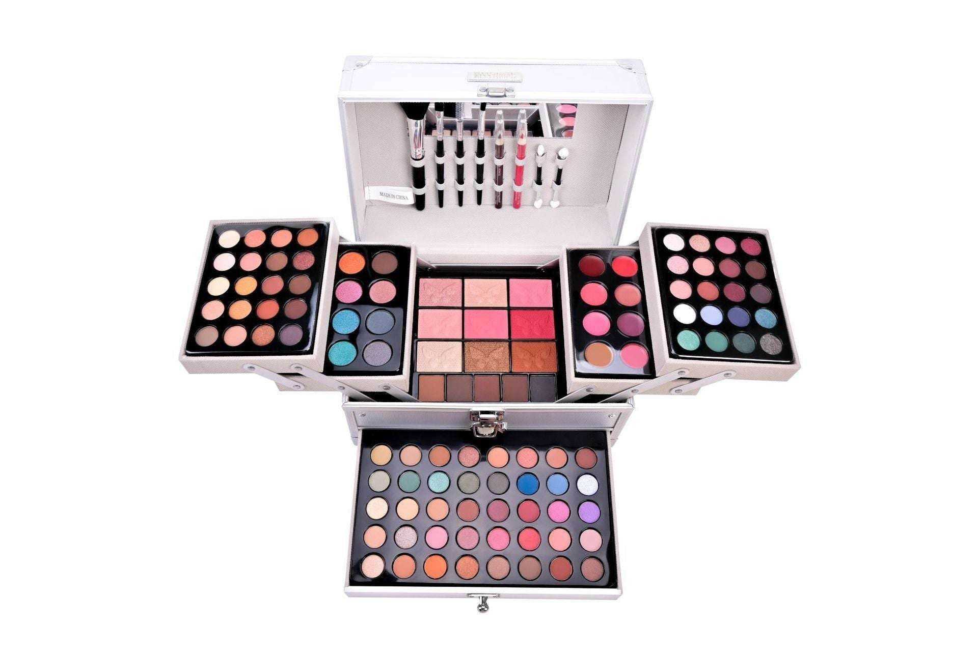 Glamorous Cosmetics Complete Makeup Set with Eyeshadow Palette & Brushes